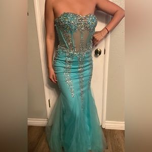 Aqua Mermaid Dress ✨